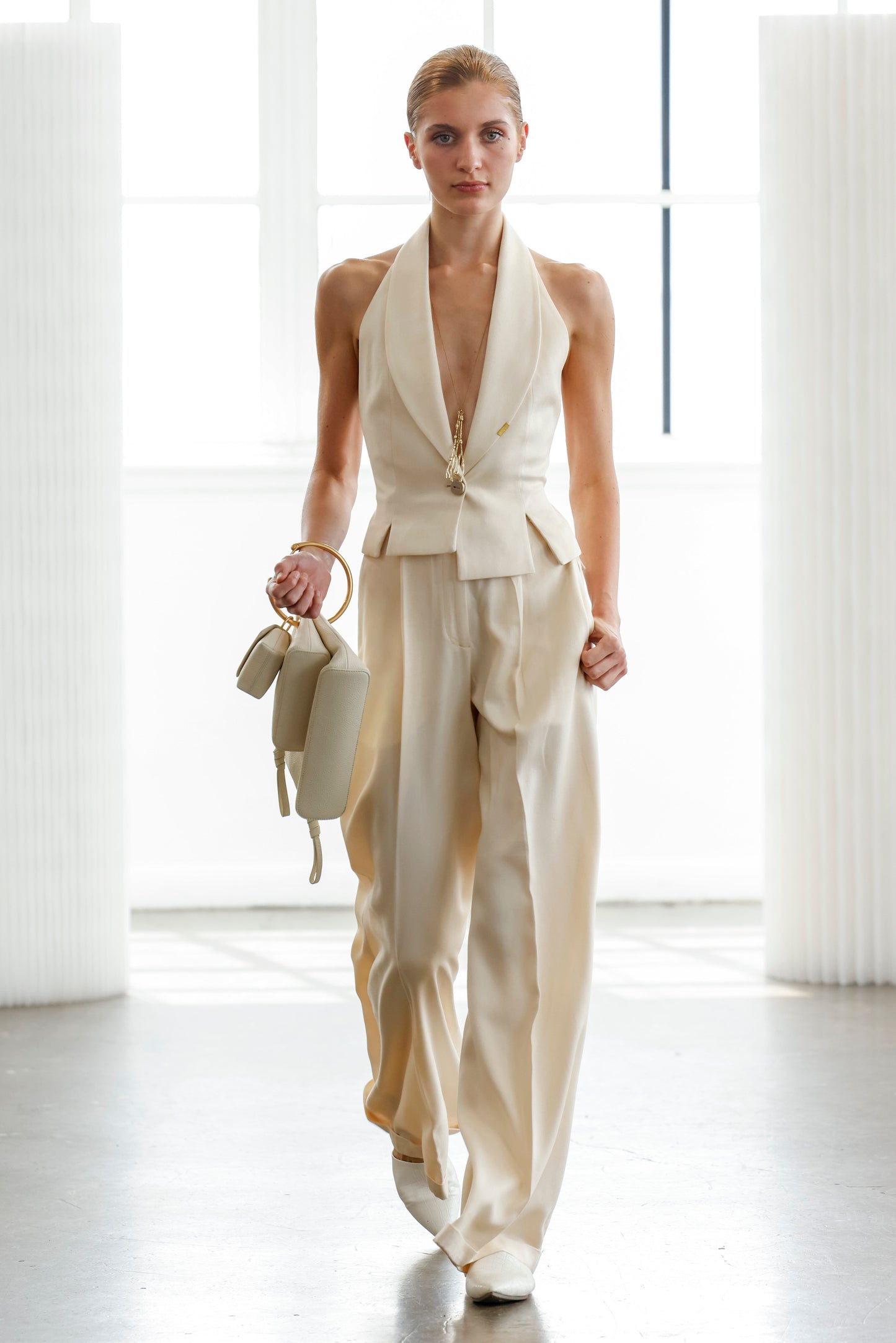 Butter Cream Vest & Pants