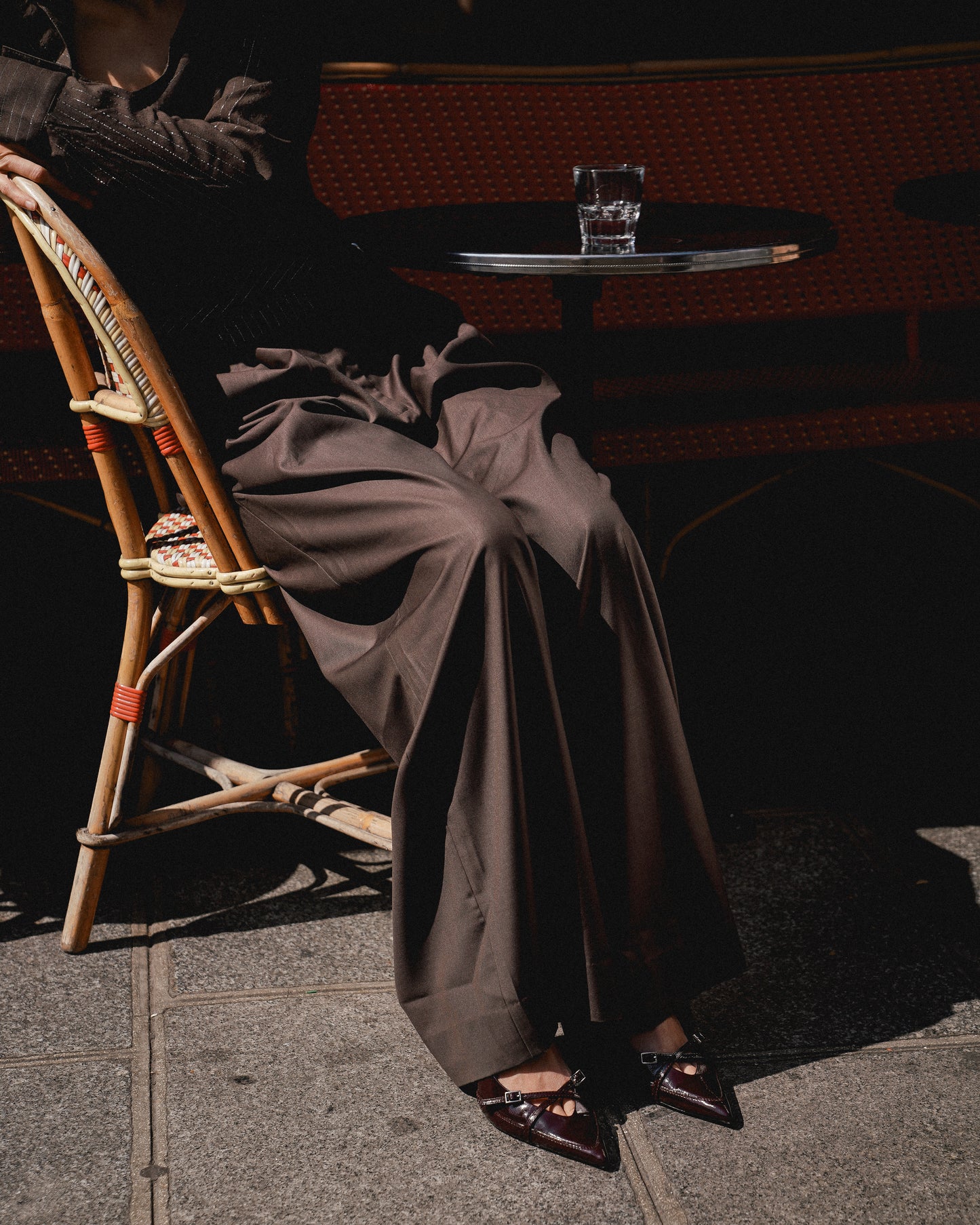 Twany Brown Twisted Shirt & Pants