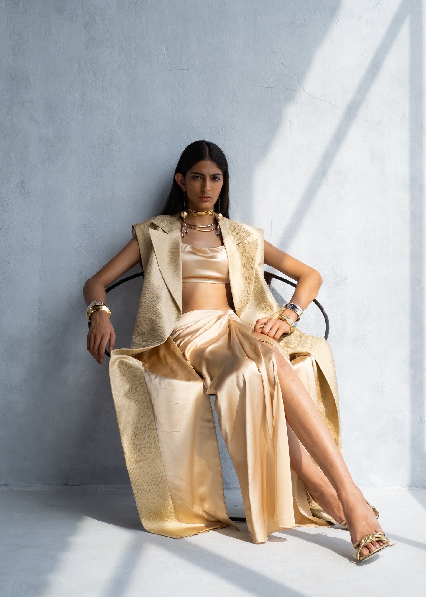 Chardonnay Long Cape & Skirt