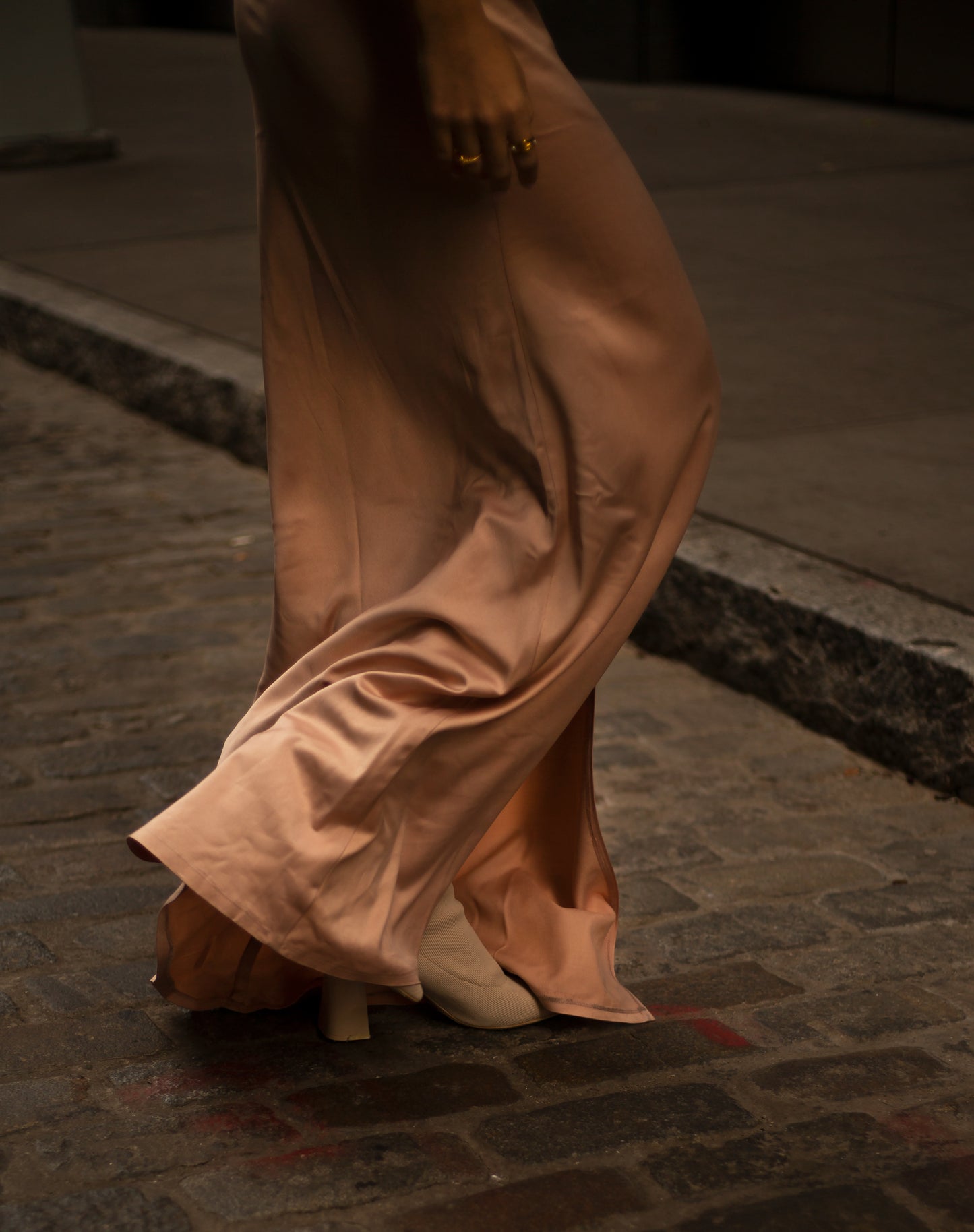 Bare Pink Halter Dress