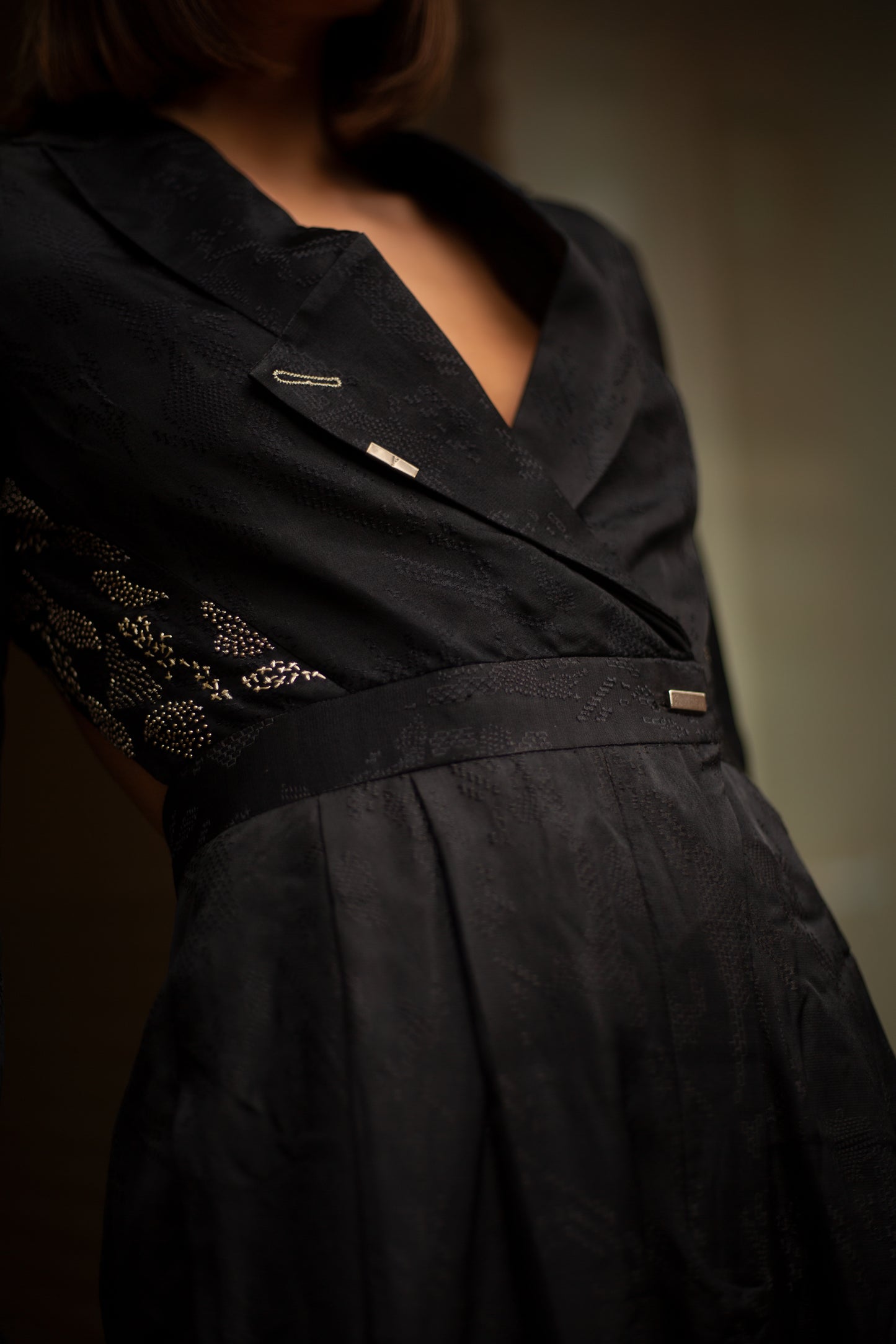 Black Iris Open Back Jumpsuit