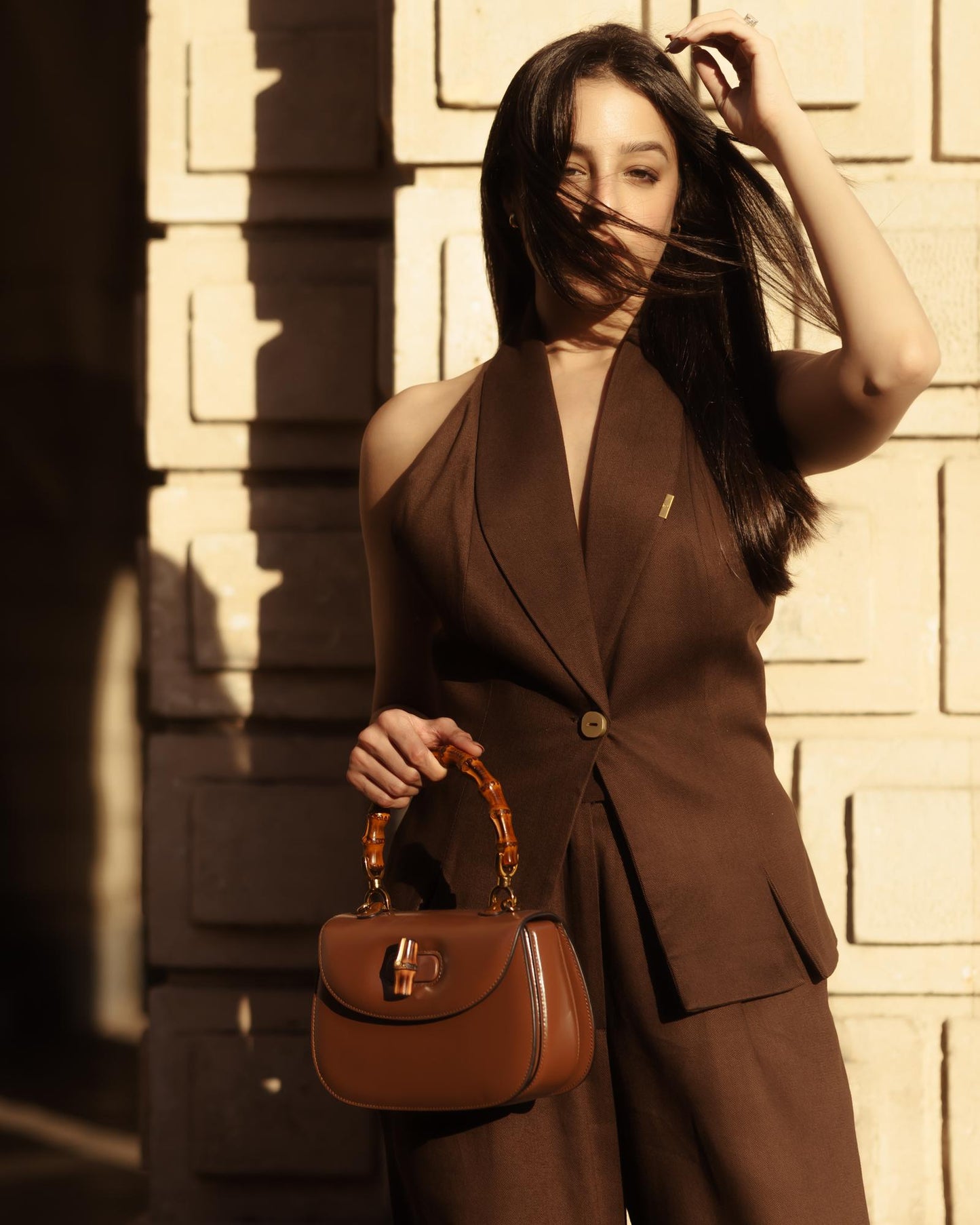 Espresso Vest & Pants