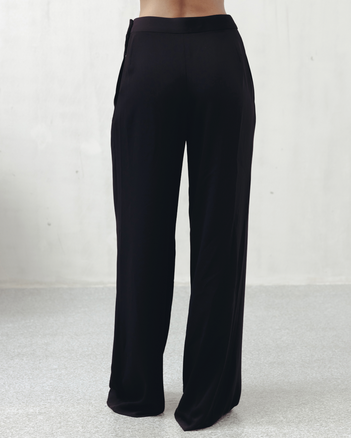 Bristol Black Crepe Trousers