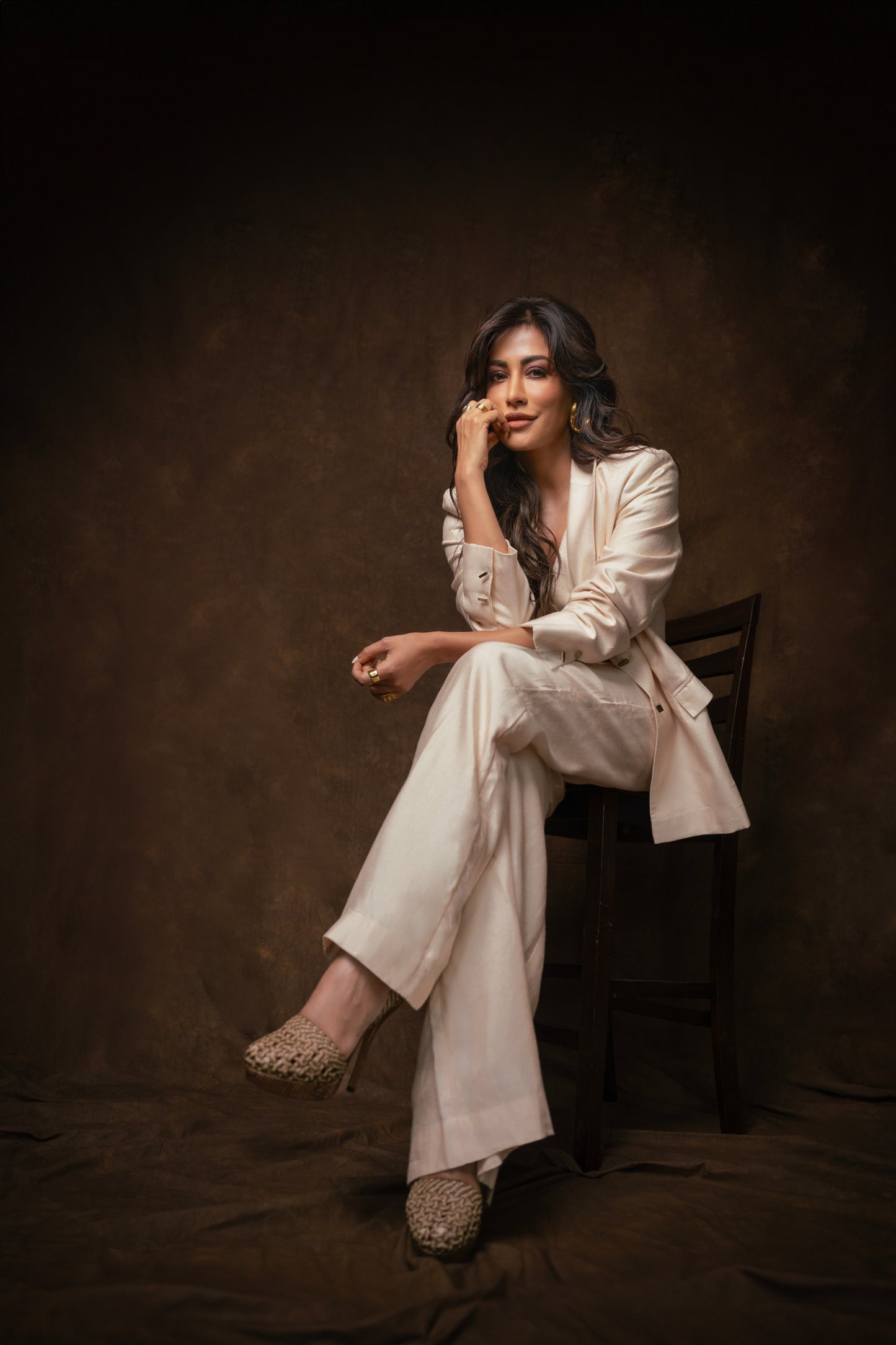 Ivoire Three Piece Pantsuit