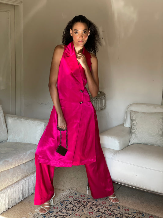 Pink C Jacket Set