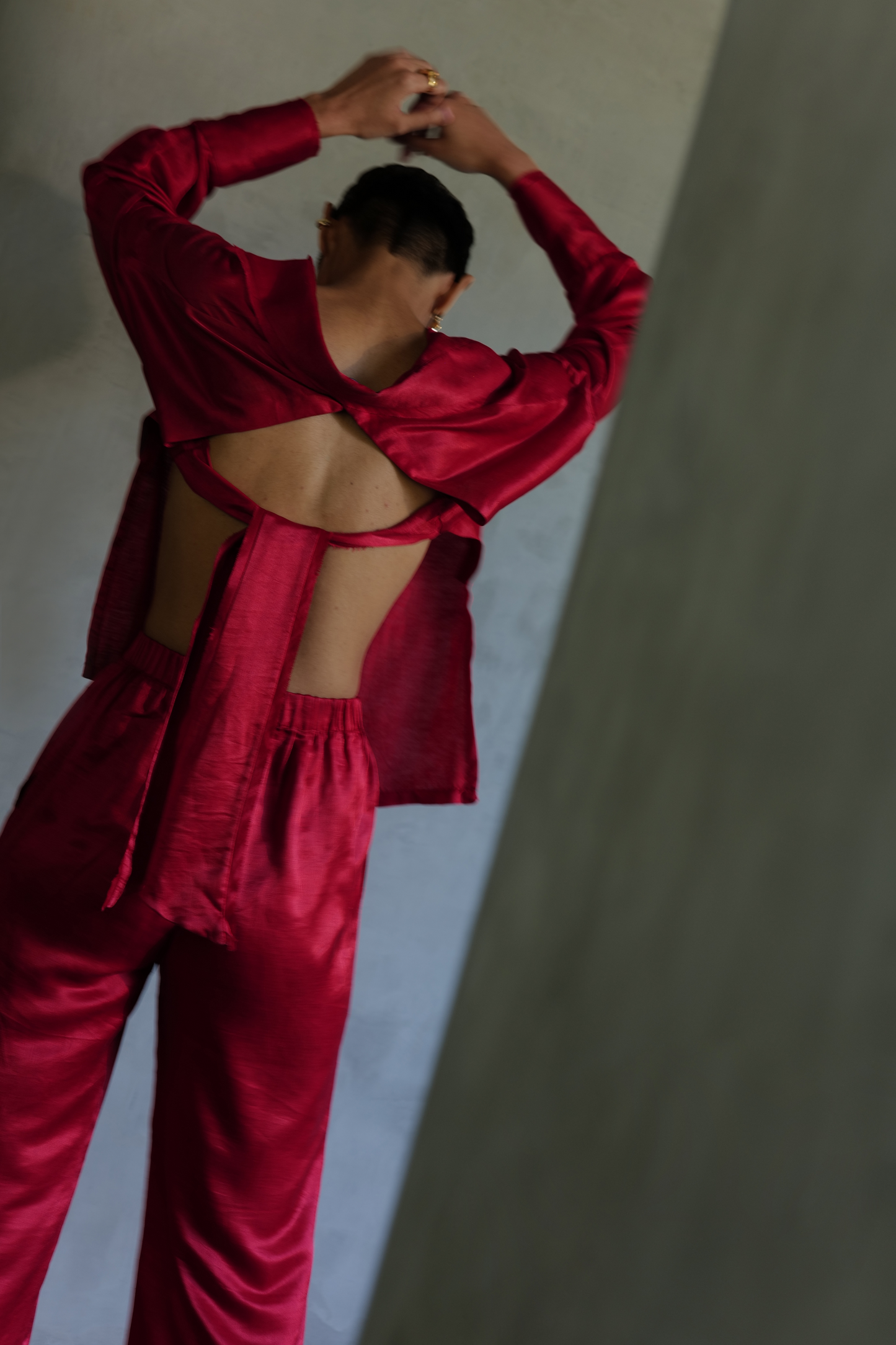 Haute Red Open Back Co-Ord