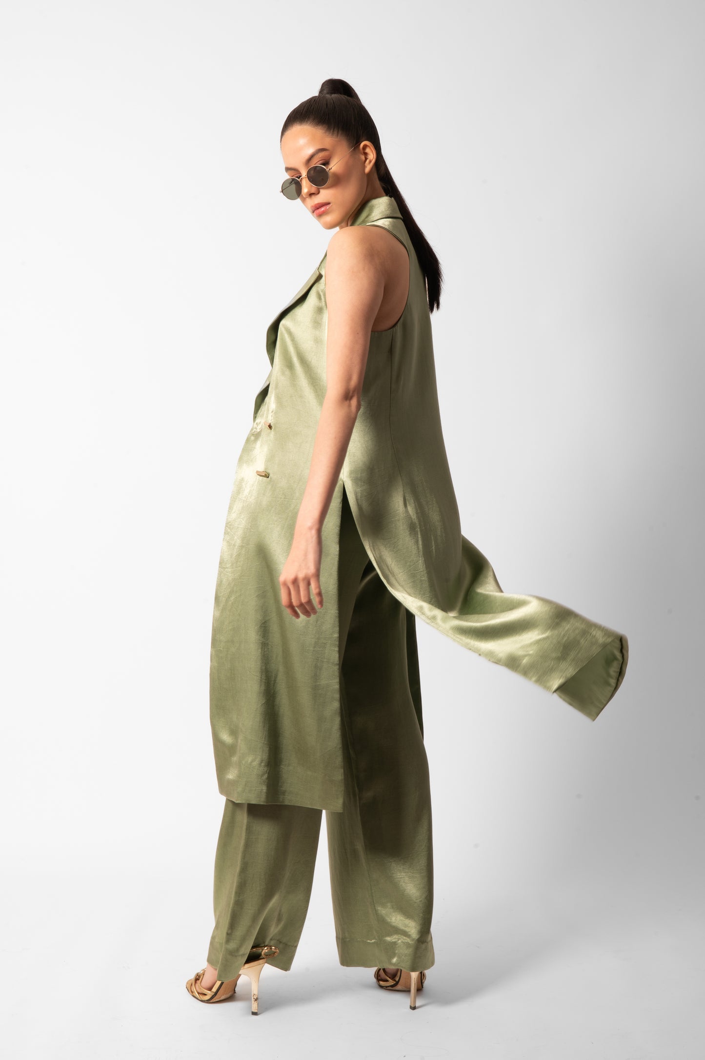 Mint Green Jacket Set