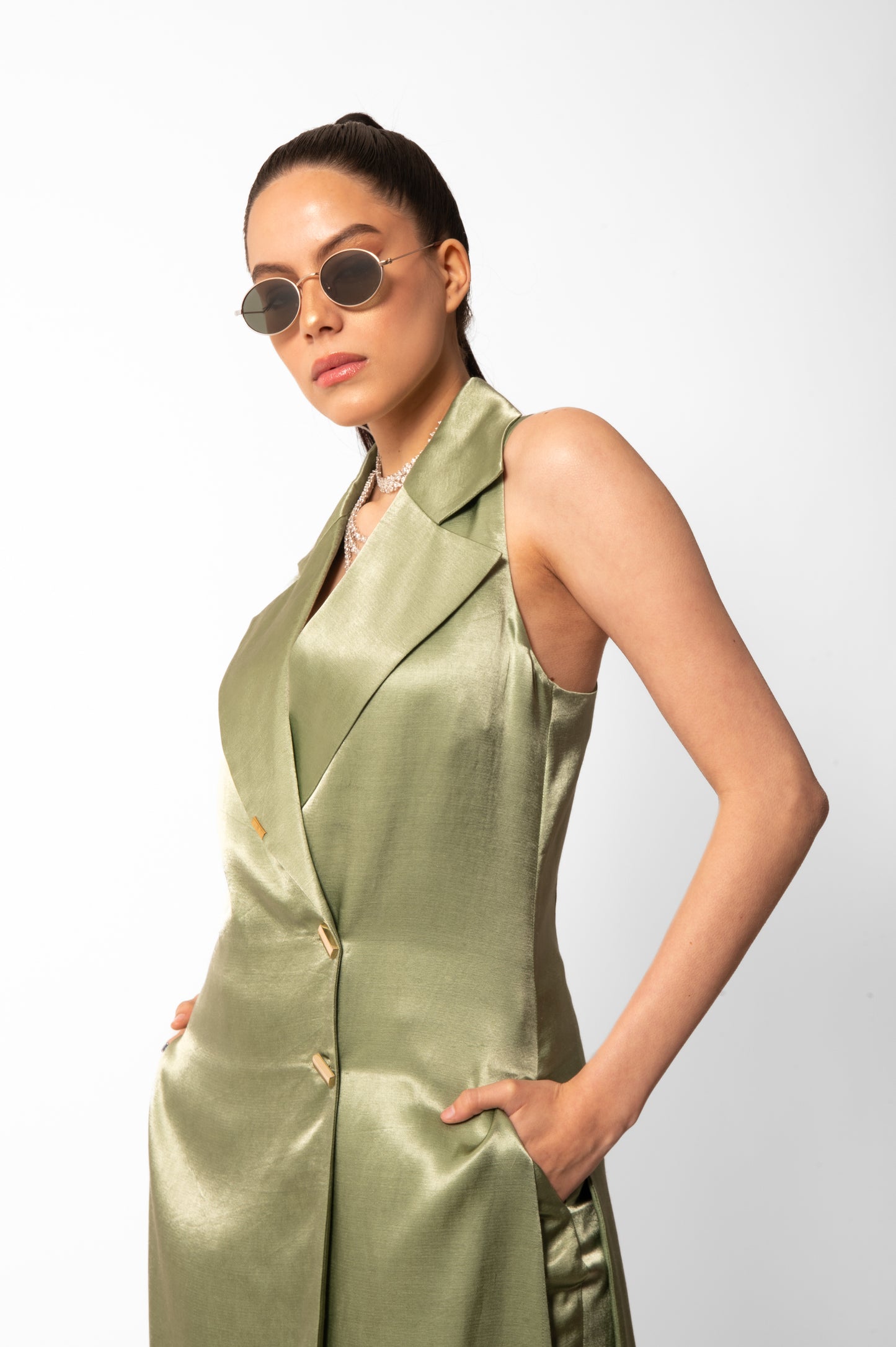 Mint Green Jacket Set