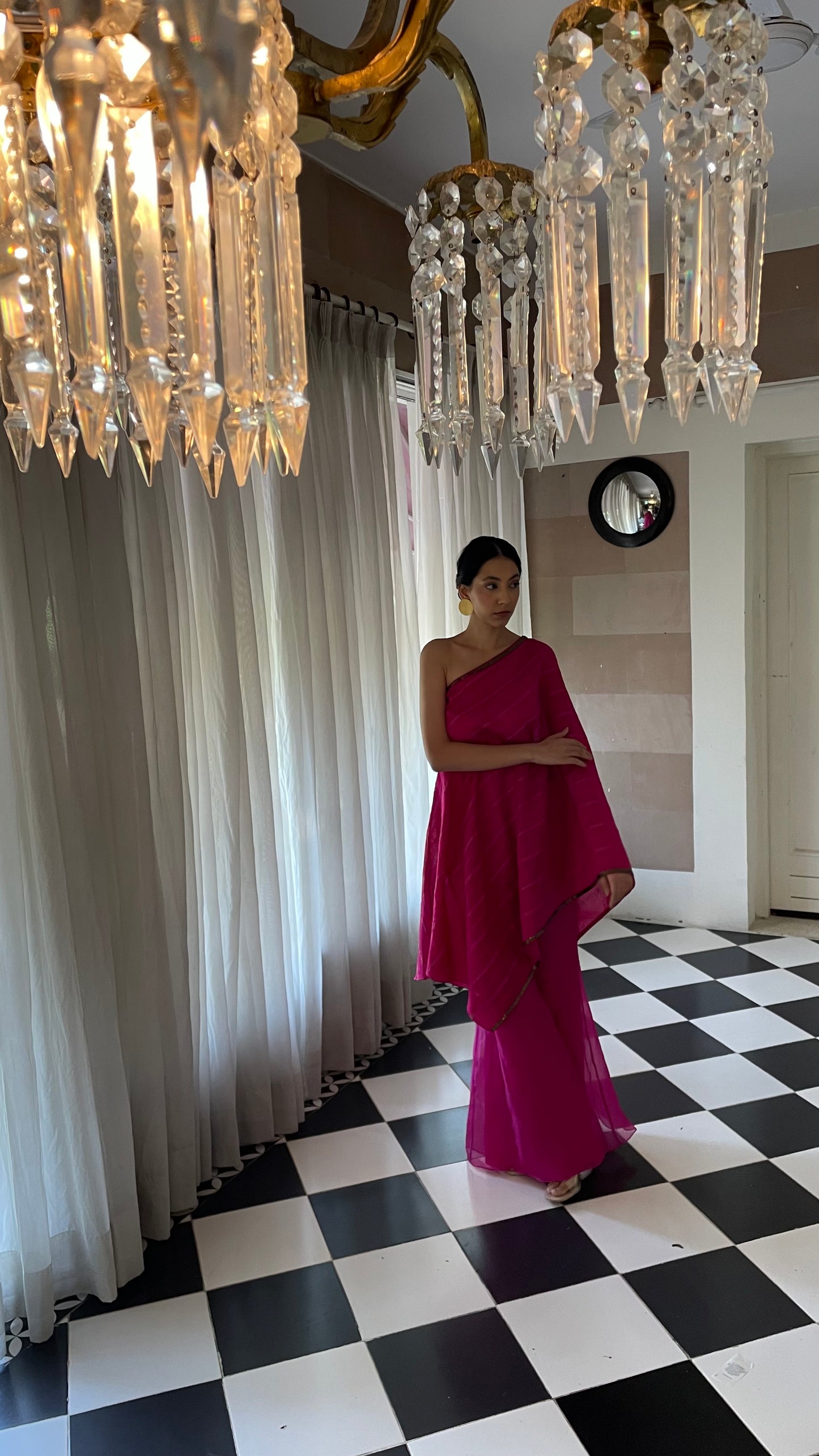 Berry One Shoulder Set