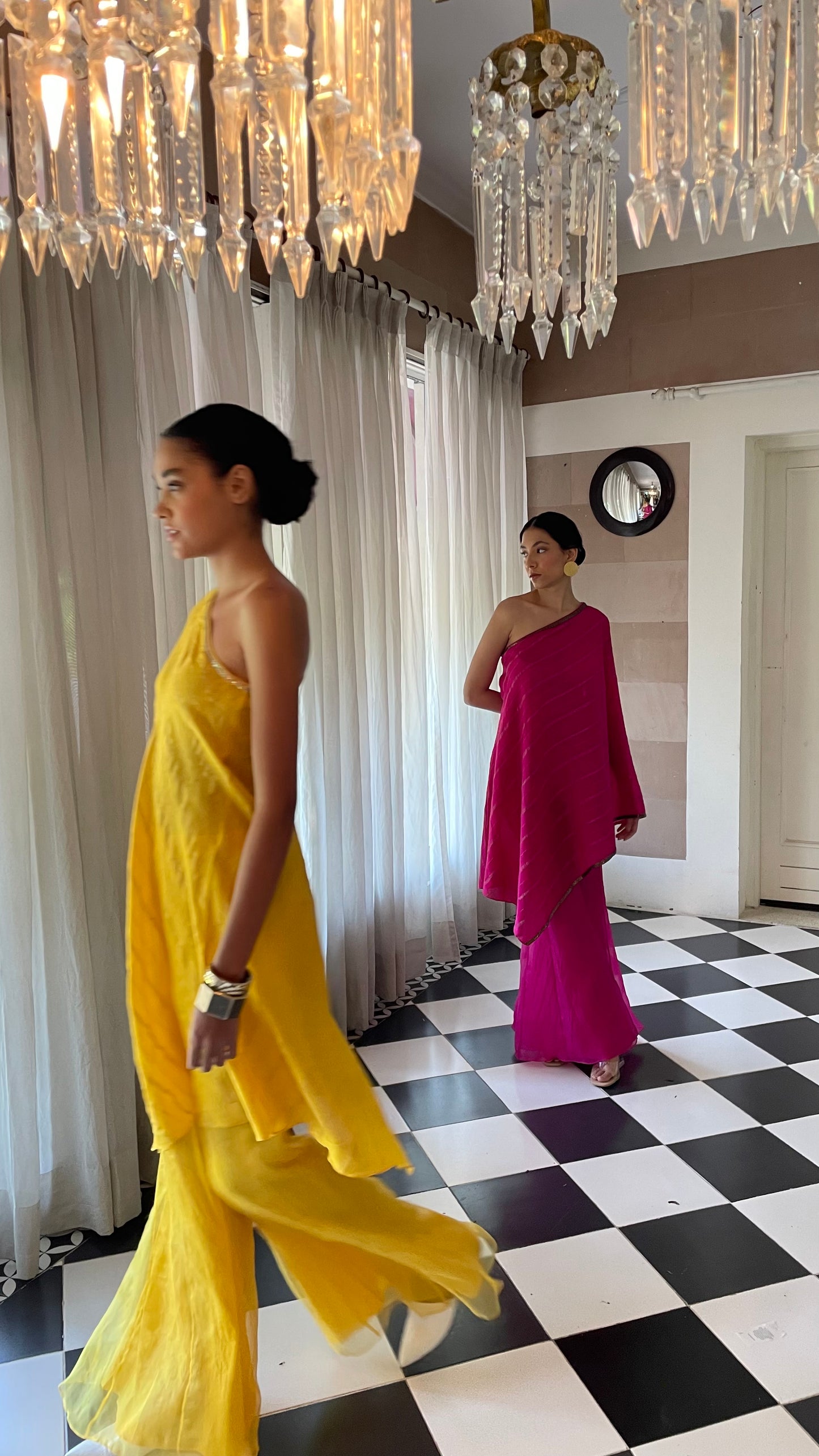 Berry One Shoulder Set