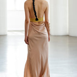 Bare Pink Halter Dress