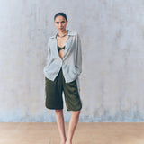 Truce Blue Georgette Shirt