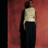 Almost Navy Low Rise Trousers