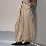 Pearled Ivory Balloon Pants