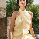 Butter Yellow Halter Top & Pants