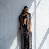 Black Oyster Long Cape & Skirt