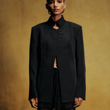 Deep Black Sleek Jacket