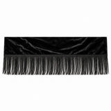 Blackout Velvet Fringe Scarf