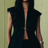 Process Black Reversible Vest