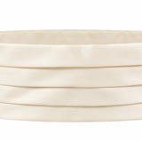 White Down Cummerbund