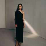 Noir ONE Shoulder Dress