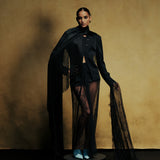 Deep Black Sleek Jacket
