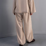 Warm Beige Balloon Pants
