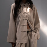 Warm Beige Overshirt