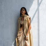 Chardonnay Long Cape & Skirt