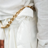 Whisper White Twisted Shirt & Pant Set