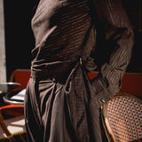 Twany Brown Twisted Shirt & Pants