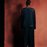 Evening Blue Wide Leg Pants
