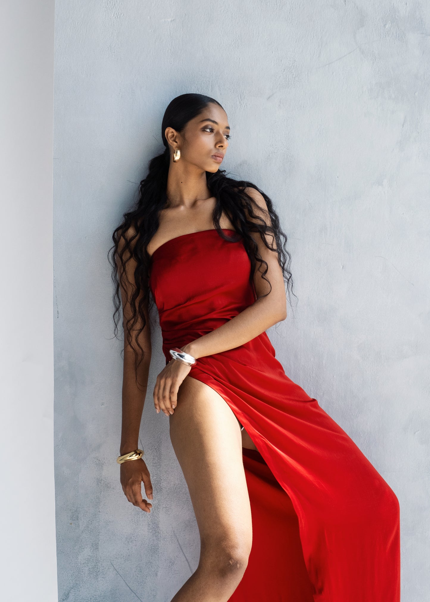 Fiery Red Corset Top & Pants