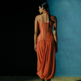 Burnished Rust Contour Corset