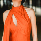 Burnt Orange Cut Out Co-Ord