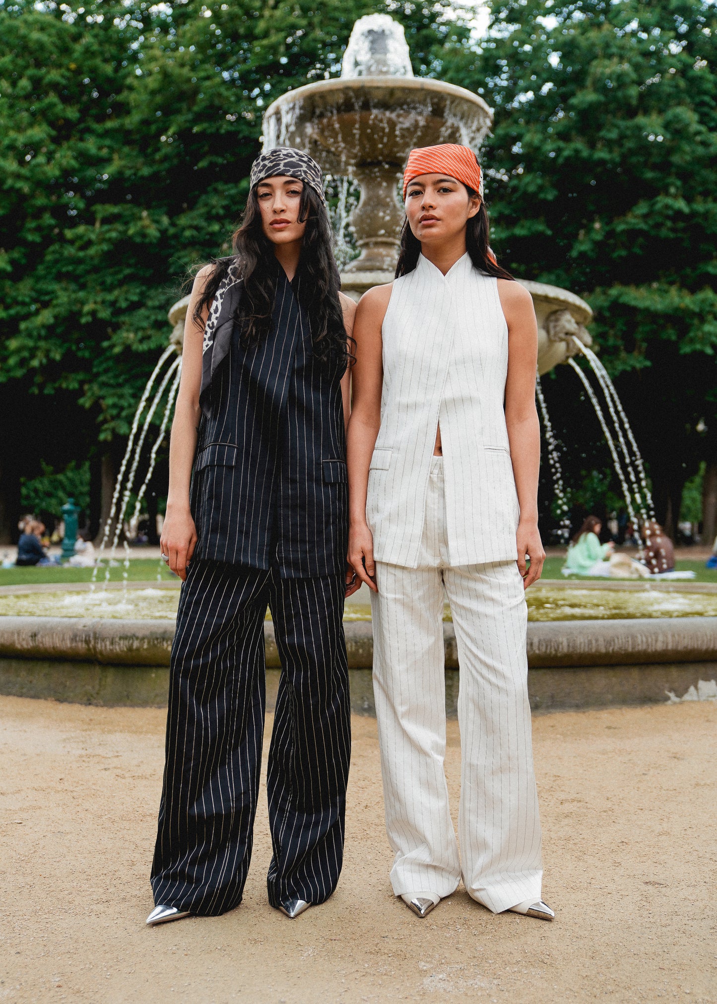 Whisper White Pinstripe Vest & Pants