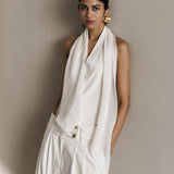 Pinstripe Scarf Waistcoat