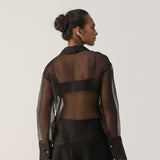 Noir Organza Shirt