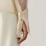 Ivory Organza Shirt