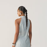 Dusty Blue Cut Out Co-ord