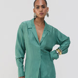 Sea Green Shirt & Skirt