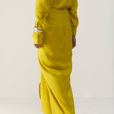 Canary Yellow Shirt & Skirt