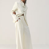 Whisper White Mandarin Jacket