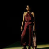 Oxblood Balloon Pants