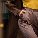 Tender Yellow Scoop Neck Bodysuit & High Rise Flowy Pants