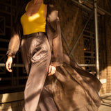 Tender Yellow Scoop Neck Bodysuit & High Rise Flowy Pants