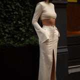 Butter Cream Top & Skirt