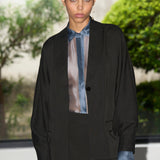 Black Onyx Shawl Collar Jacket & Pencil Skirt