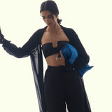 Black Onyx Georgette Top & Pants