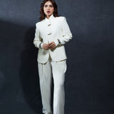 Bhumi Pednekar x Whisper White Mandarin Set